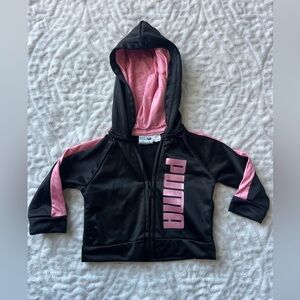 Puma Black and Pink Baby Jacket